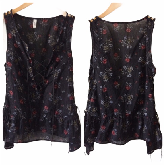 Free People Lace Up Tank - Picture 7 of 8